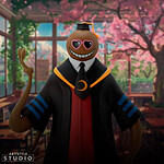 Assassination Classroom - Figurine Koro Sensei marron
