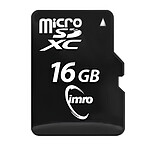 imro Card Carte Mémoire Micro SDHC 16GB Class 10 Noir