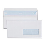 GPV Boîte de 500 enveloppes blanches DL 110x 220 80g/m² fenêtre 35x100 autocollantes