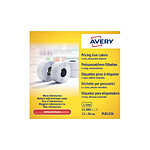 AVERY Boîte de 10 rouleaux de 1500 étiquettes 1 ligne blanches adhésif enlevable - 26x12mm AVERY Boîte de 10 rouleaux de 1500 étiquettes 1 ligne blanches adhésif enlevable - 26x12mm
