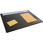 DURABLE Sous-main antidérapant avec calendrier - 65 x 50 cm - en polypropylène - Noir