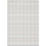 LANDRÉ bloc paperboard, 20 feuilles, à carreaux / en blanc LANDRÉ bloc paperboard, 20 feuilles, à carreaux / en blanc