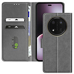 Avizar Étui pour Honor Magic 7 Lite Clapet Portefeuille et Support Vidéo Gris