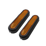 Avizar Catadioptres avec Caches Vis Roue Arrière pour Xiaomi Mi 4 Lite Jaune