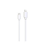 Jaym Câble Lightning vers USB-C PD 27W Charge et Synchronisation Collection POP 1,5m Blanc
