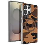 Forcell Coque MagSafe pour Samsung Galaxy S25 Ultra F-Protect Camouflage