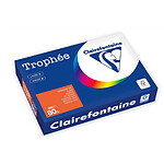 CLAIREFONTAINE Ramette Papier FSC A4 80g 500 Feuilles Orange Vif