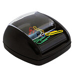 PAVO Distributeur de trombones Magnétique Dim L9 x H8,4 x P4,5 cm Noir