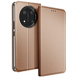 Avizar Étui pour Honor Magic 7 Lite Clapet Porte-carte Magnétique Rose champagne