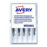 AVERY Boîte de 5 aiguilles avec couteau intégré pour pistolet textile standard. AVERY Boîte de 5 aiguilles avec couteau intégré pour pistolet textile standard.