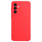Avizar Coque pour Samsung Galaxy A36 Silicone Lisse Bloc Caméra Protégé Rouge