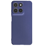 Avizar Coque pour Motorola Moto G15 et Moto G15 Power Silicone Souple Mat Bleu nuit