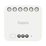 Aqara Module de Contrôle de Relais Double T2 Intelligent pour Dispositifs Connectés Blanc