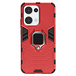 Avizar Coque pour Oppo Reno 13 Anneau Support Antichoc Rouge