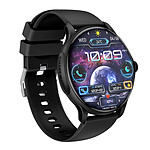 XO Montre Connectée Suivi Santé et Sport avec Écran AMOLED Étanche IP68 Noir