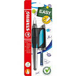 STABILO stylo plume EASYbuddy L spéciale gaucher - noir/bleu