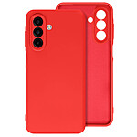 Avizar Coque pour Samsung Galaxy A26 Semi-rigide Soft-touch Anti-traces Rouge