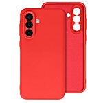 Avizar Coque pour Samsung Galaxy A36 Semi-rigide Soft-touch Anti-traces Rouge