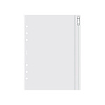 FILOFAX Enveloppe zippée format A5 coloris transparent