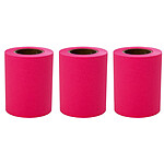 RNK Rouleau de recharge de notes adhésives, rose x 3
