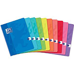 OXFORD Cahier Piqué 17 x 22 cm SEYES 140 pages coloris aléatoires