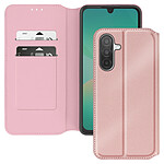 Avizar Étui pour Samsung Galaxy A26 Clapet Porte-Cartes et Support Vidéo Rose