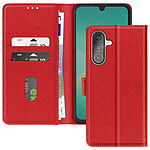 Avizar Étui pour Samsung Galaxy A26 Clapet Portefeuille et Support Vidéo Rouge