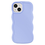 Avizar Coque pour iPhone 14 Silicone Antichoc série Candy Lavande