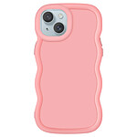 Avizar Coque pour iPhone 15 Silicone Antichoc série Candy Rose