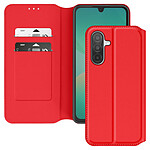 Avizar Étui pour Samsung Galaxy A26 Clapet Porte-Cartes et Support Vidéo Rouge