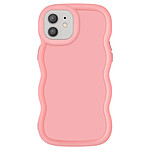 Avizar Coque pour iPhone 12 et 12 Pro Silicone Antichoc série Candy Rose