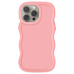 Avizar Coque pour iPhone 15 Pro Max Silicone Antichoc série Candy Rose