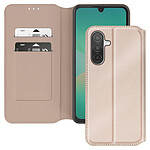 Avizar Étui pour Samsung Galaxy A26 Clapet Porte-Cartes et Support Vidéo Dorée