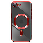 Avizar Coque pour iPhone 16e Caméra Protégée en Silicone Rouge