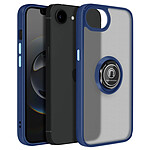 Avizar Coque pour iPhone 16e Bague Magnétique Bleu