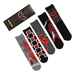 Marvel - Pack 5 paires de chaussettes Deadpool S-M