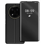 Avizar Étui pour Honor Magic 7 Lite Clapet Miroir Support Noir