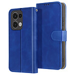 Avizar Housse pour Oppo Reno 13 Portefeuille avec Languette Magnétique Bleu Avizar Housse pour Oppo Reno 13 Portefeuille avec Languette Magnétique Bleu