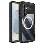 Redpepper Coque Intégrale pour Samsung Galaxy S25 Étanche MagSafe Transparent