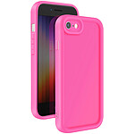 Avizar Coque pour iPhone SE 2022 / 2020 , 8 / 7 Silicone Bordures Surélevées Fuchsia