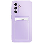 Avizar Coque pour Samsung Galaxy A56 Porte-carte Souple Anti-traces Lavande