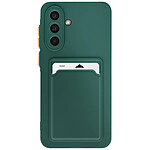 Avizar Coque pour Samsung Galaxy A56 Porte-carte Souple Anti-traces Vert foncé