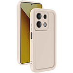 Avizar Coque pour Xiaomi Redmi Note 13 Soft Touch Bordures Surélevées Beige