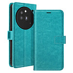 Mayaxess Étui pour Nothing Phone 3a Pro Clapet Portefeuille Support Bleu Mayaxess Étui pour Nothing Phone 3a Pro Clapet Portefeuille Support Bleu