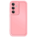 Avizar Coque pour Samsung Galaxy S24 Silicone Soft Touch Bordures Surélevées Fuchsia