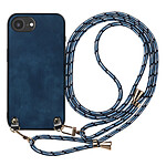 Avizar Coque pour iPhone 16e Cordon Détachable Bleu nuit