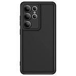 Avizar Coque pour Samsung Galaxy S25 Ultra Soft Touch Bordures Surélevées Noir
