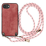 Avizar Coque pour iPhone 16e Cordon Détachable Rose