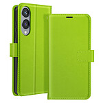 Mayaxess Étui pour Samsung Galaxy S25 Edge Clapet Portefeuille Support Vert Mayaxess Étui pour Samsung Galaxy S25 Edge Clapet Portefeuille Support Vert