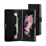 Mercury Étui pour Galaxy Z Fold 3 Folio Aimanté avec Porte-billet Noir